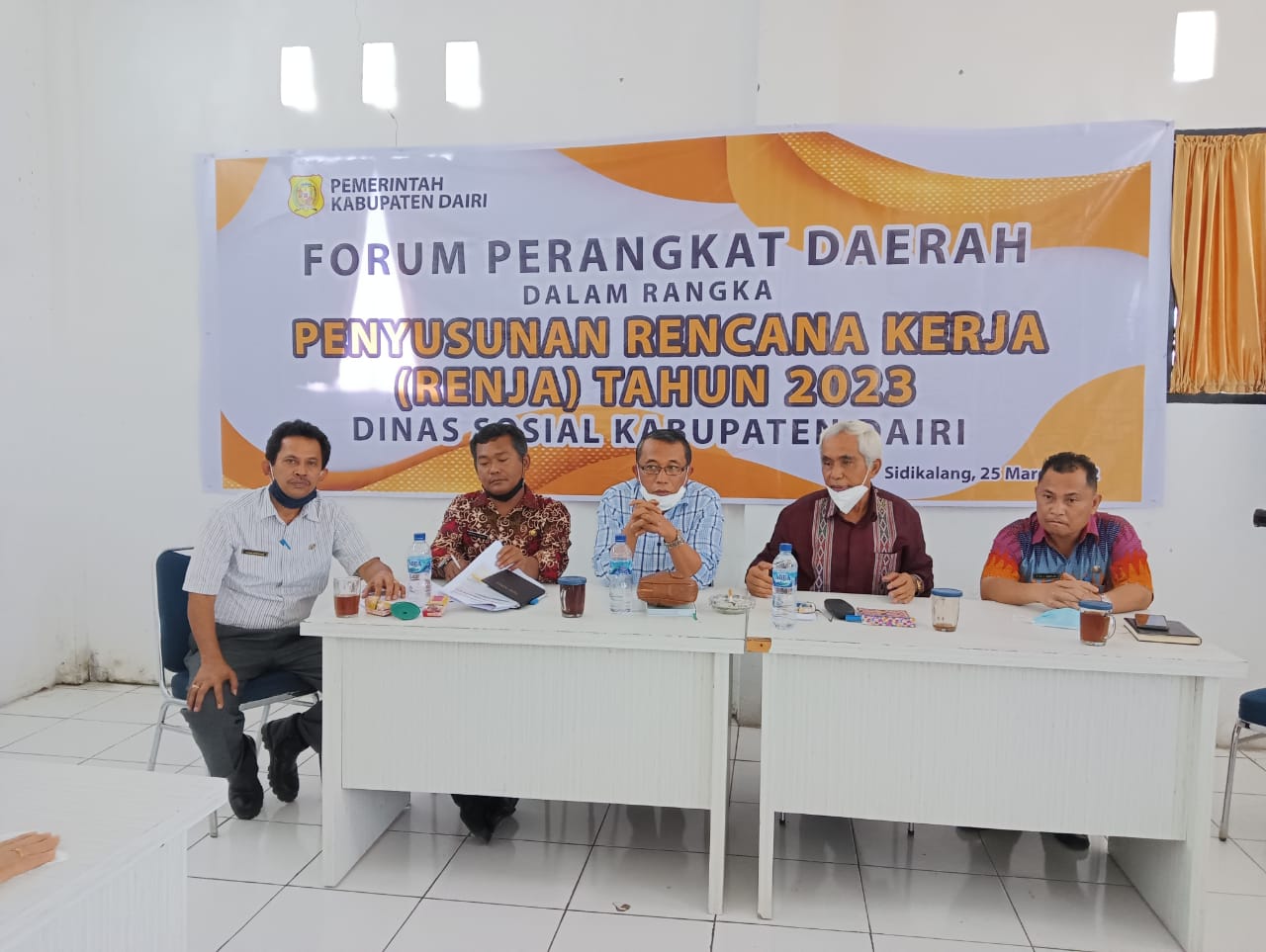 Dinas Sosial Kabupaten Dairi Laksanakan Forum OPD Renja Tahun 2023